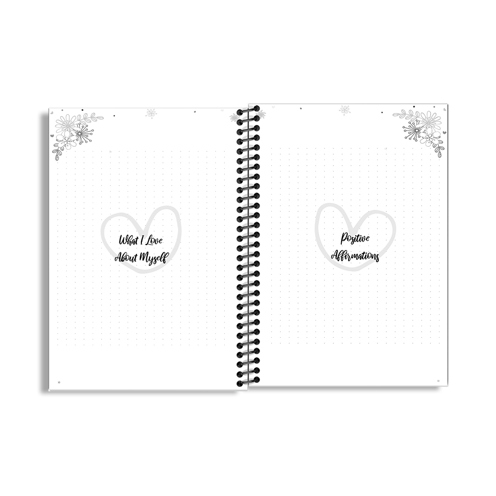 90-Day Fitness Planner and Journal (Blue Vintage) - Image 4