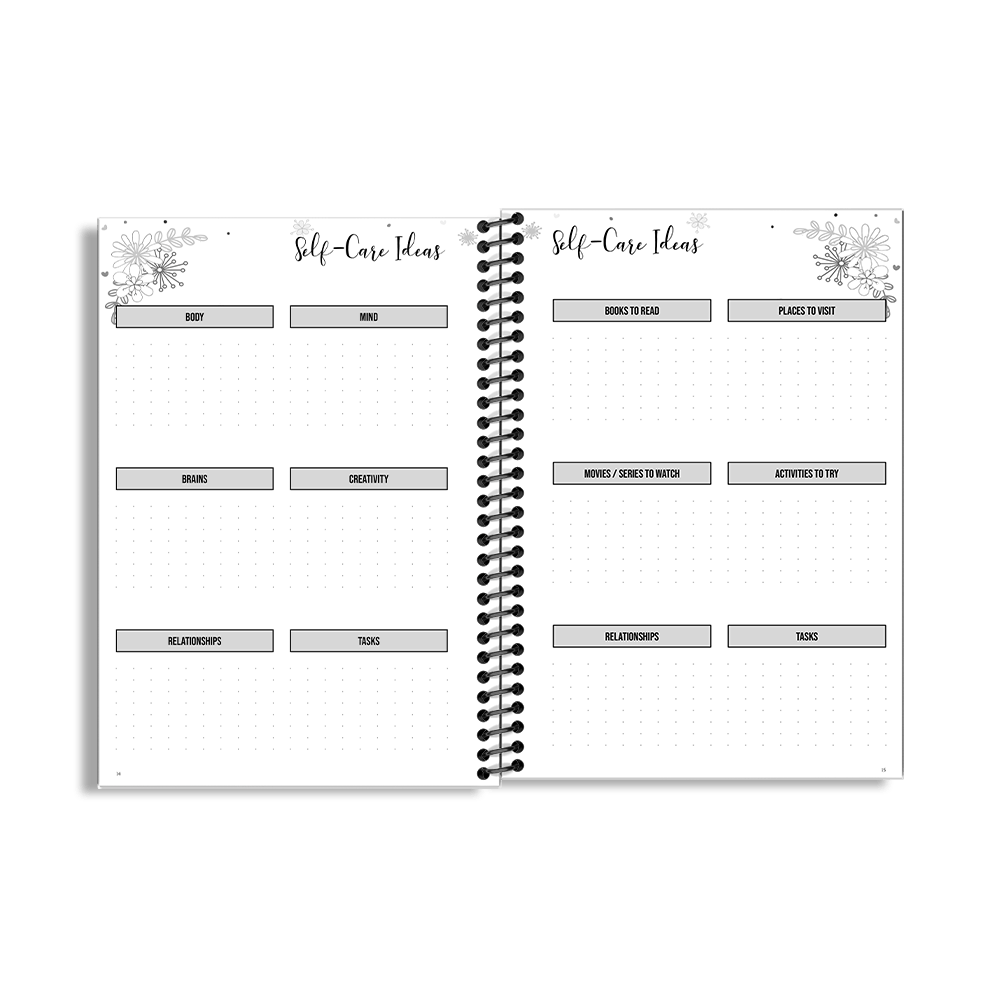 90-Day Fitness Planner and Journal (Blue Vintage) - Image 5