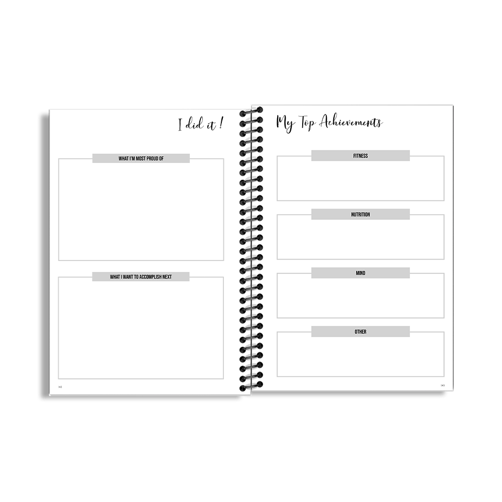 90-Day Fitness Planner and Journal (Pink) - Image 8