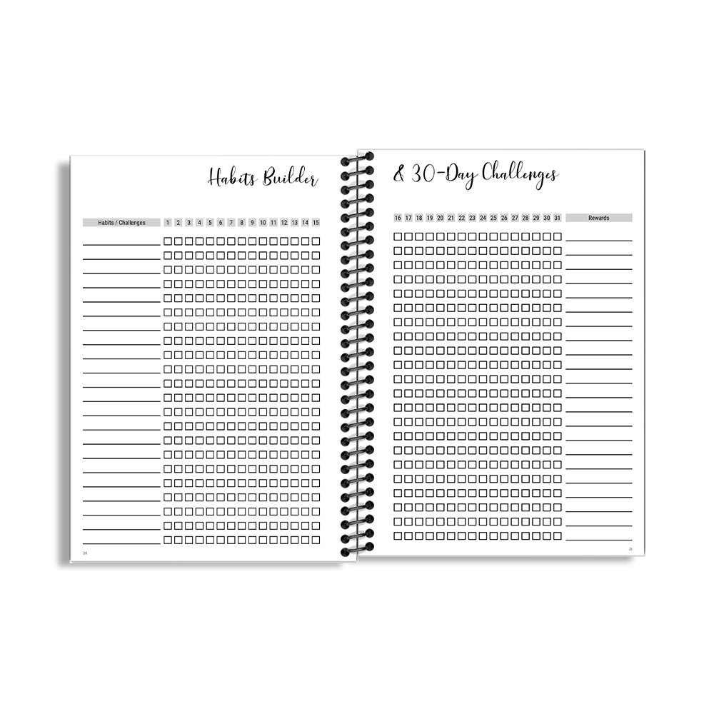 90-Day Fitness Planner and Journal (Pink) - Image 6