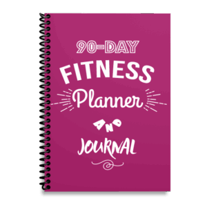 90-Day Fitness Planner and Journal (Pink)