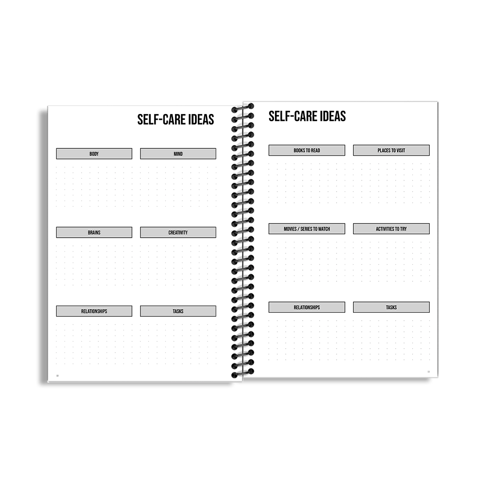 90-Day Fitness Planner and Journal (Navy) - Image 4