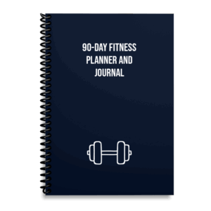 90-Day Fitness Planner and Journal (Navy)