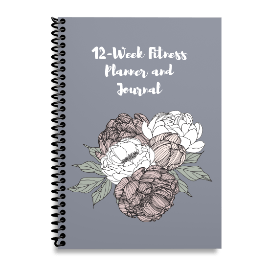 12-Week Fitness Planner and Journal (Peony)