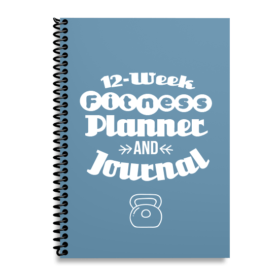 12-Week Fitness Planner and Journal (Blue)