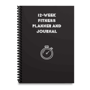 12-Week Fitness Planner and Journal (Black)