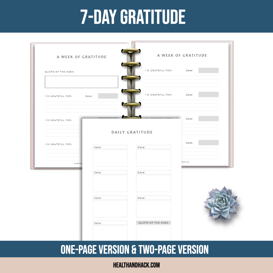 Printable Gratitude Journal - Minimalist - Image 4