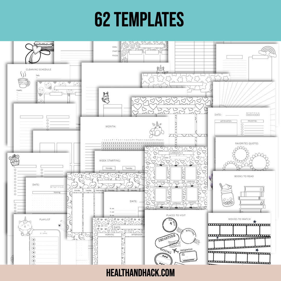 Printable Calendars & Blank Templates - Kawaii - Image 3