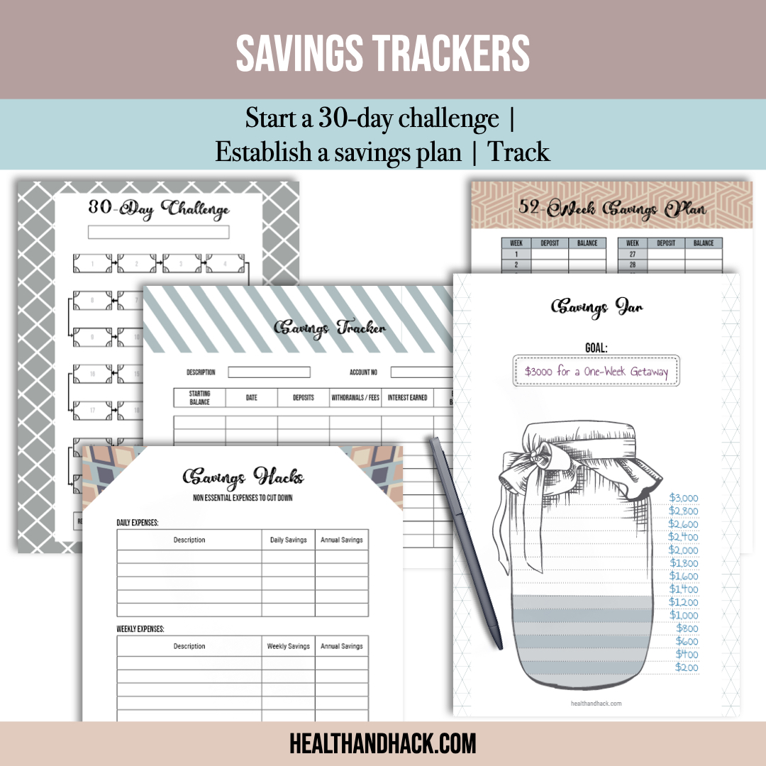 Printable Finance Planner - Retro - Image 8