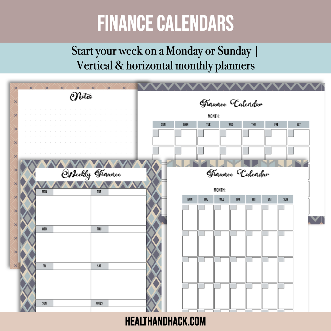 Printable Finance Planner - Retro - Image 9