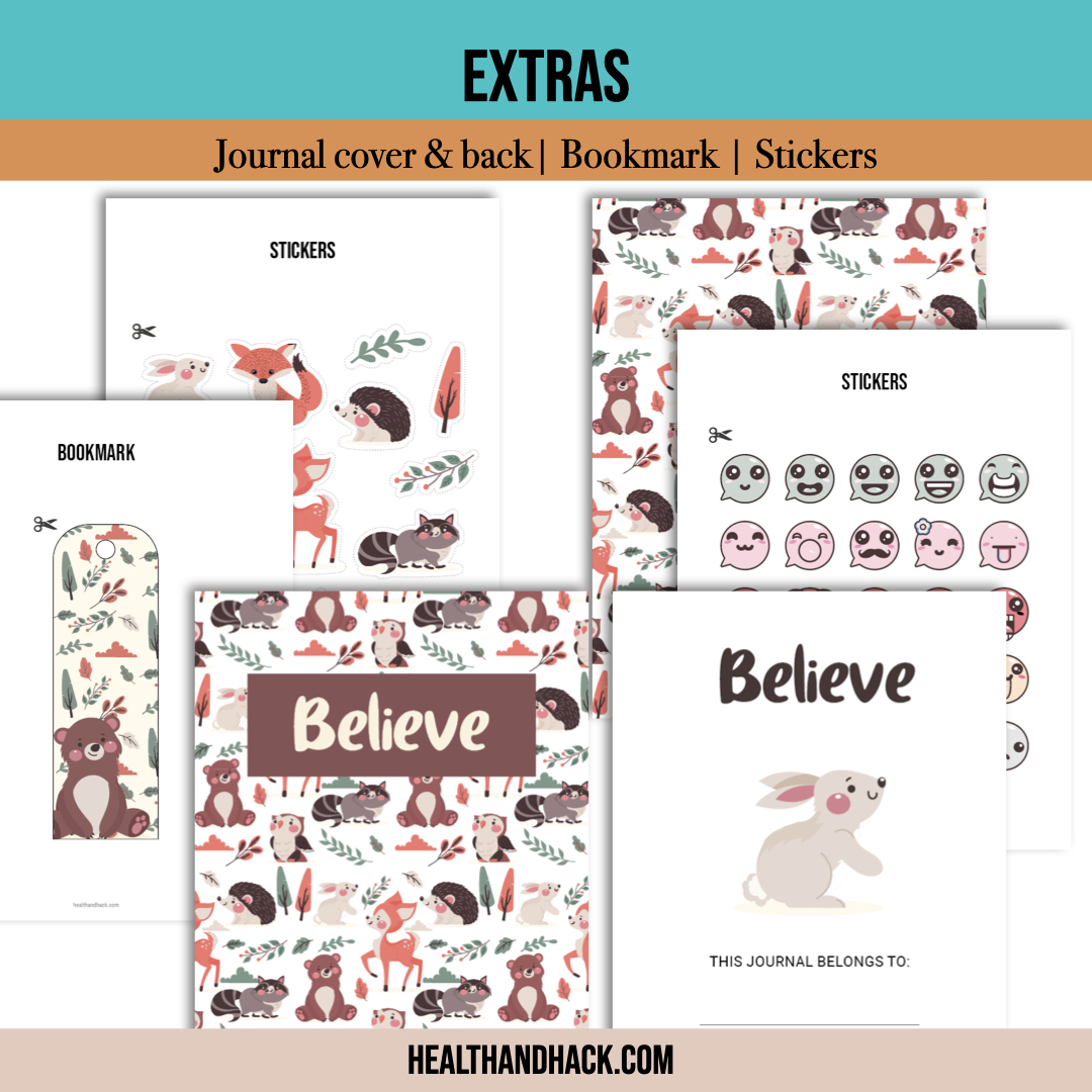 Printable Bullet Journal For Kids - Minimalist - Image 9