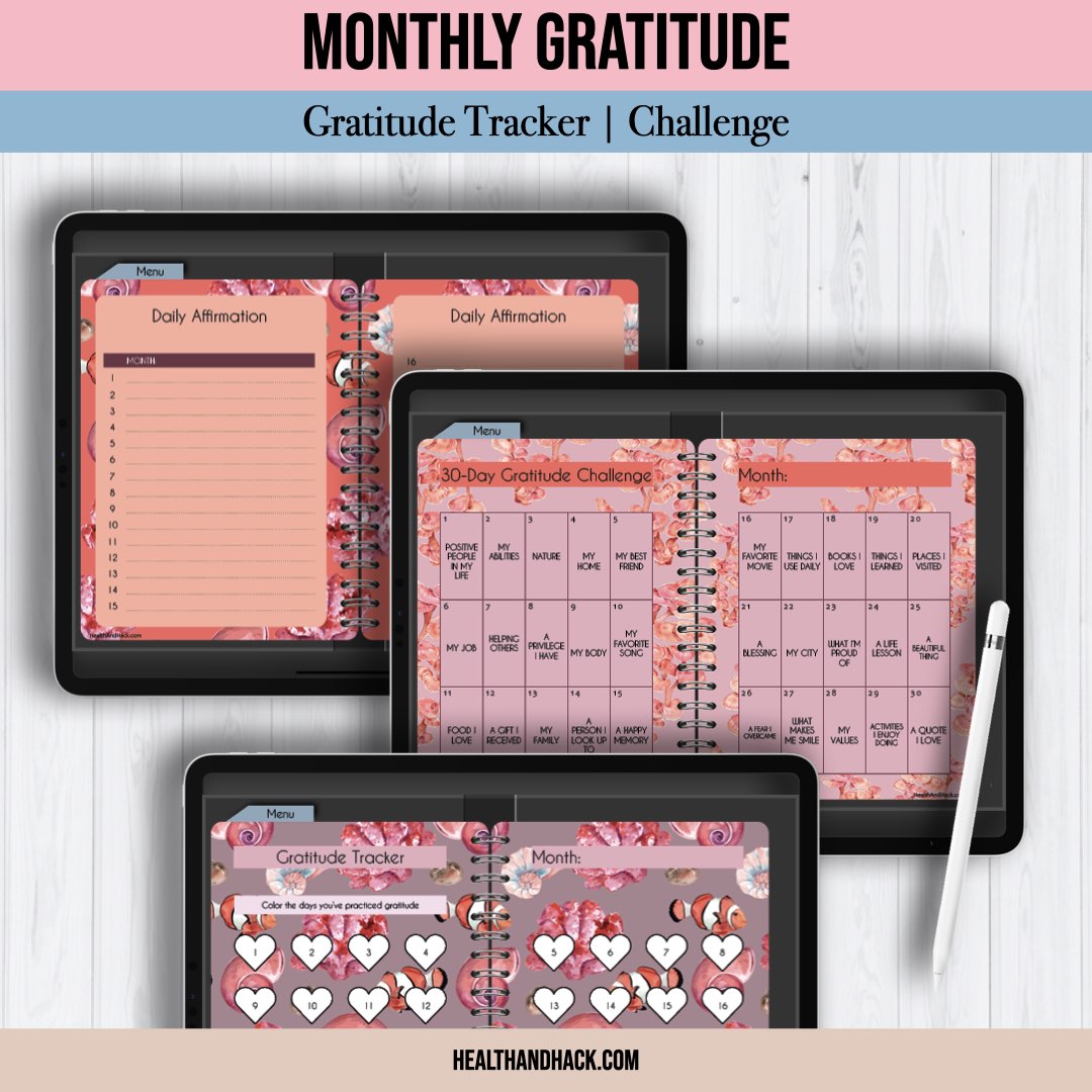 Digital Gratitude Journal - Ocean - Image 5