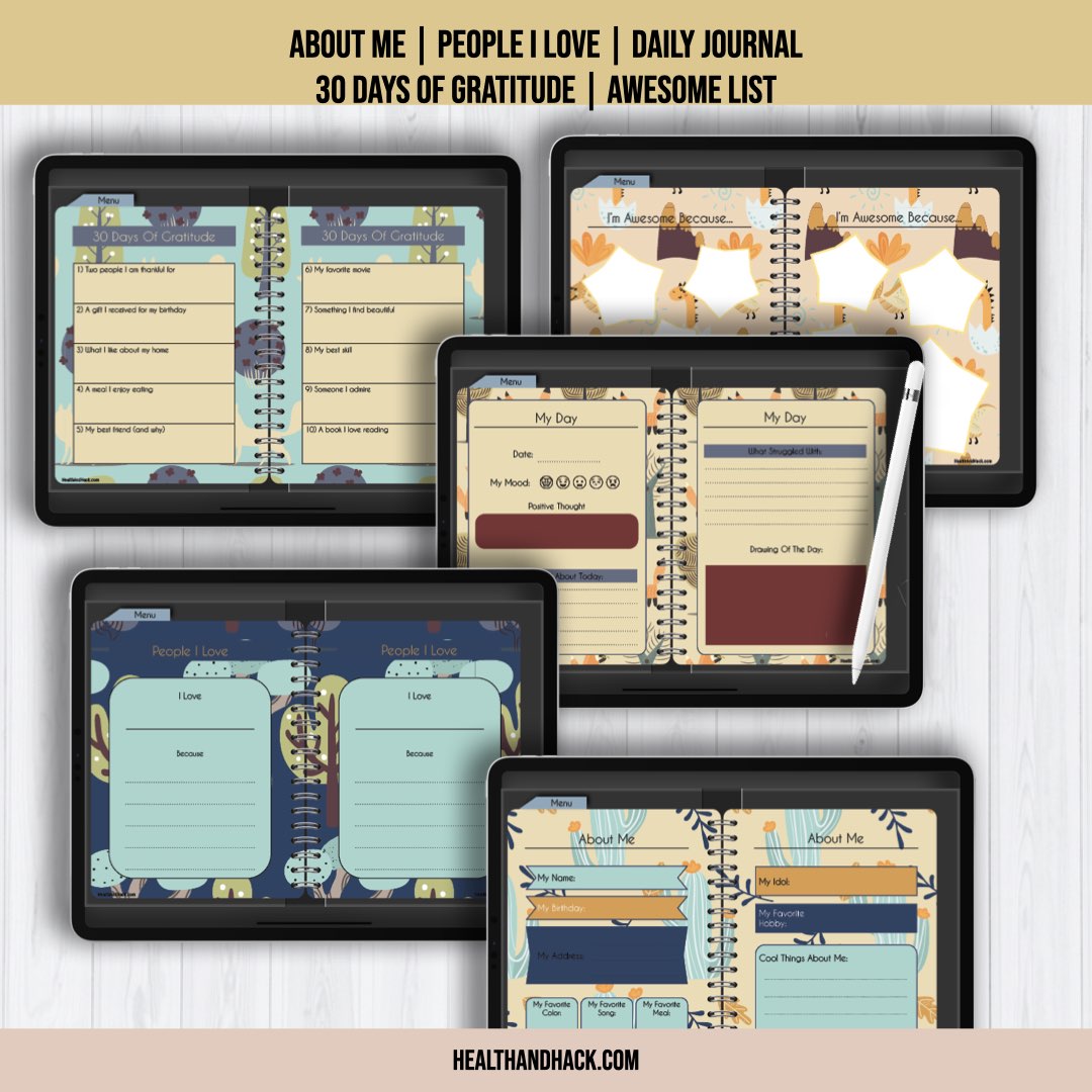 Digital Bullet Journal For Kids - Wildlife - Image 6