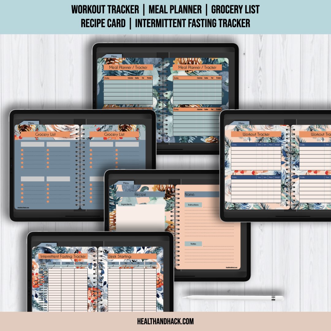 Digital Fitness Journal - Floral - Image 5