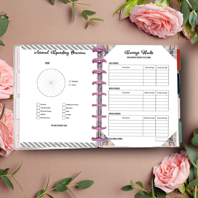 Printable Finance Planner - Retro