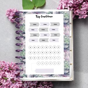 Printable Travel Journal - Floral