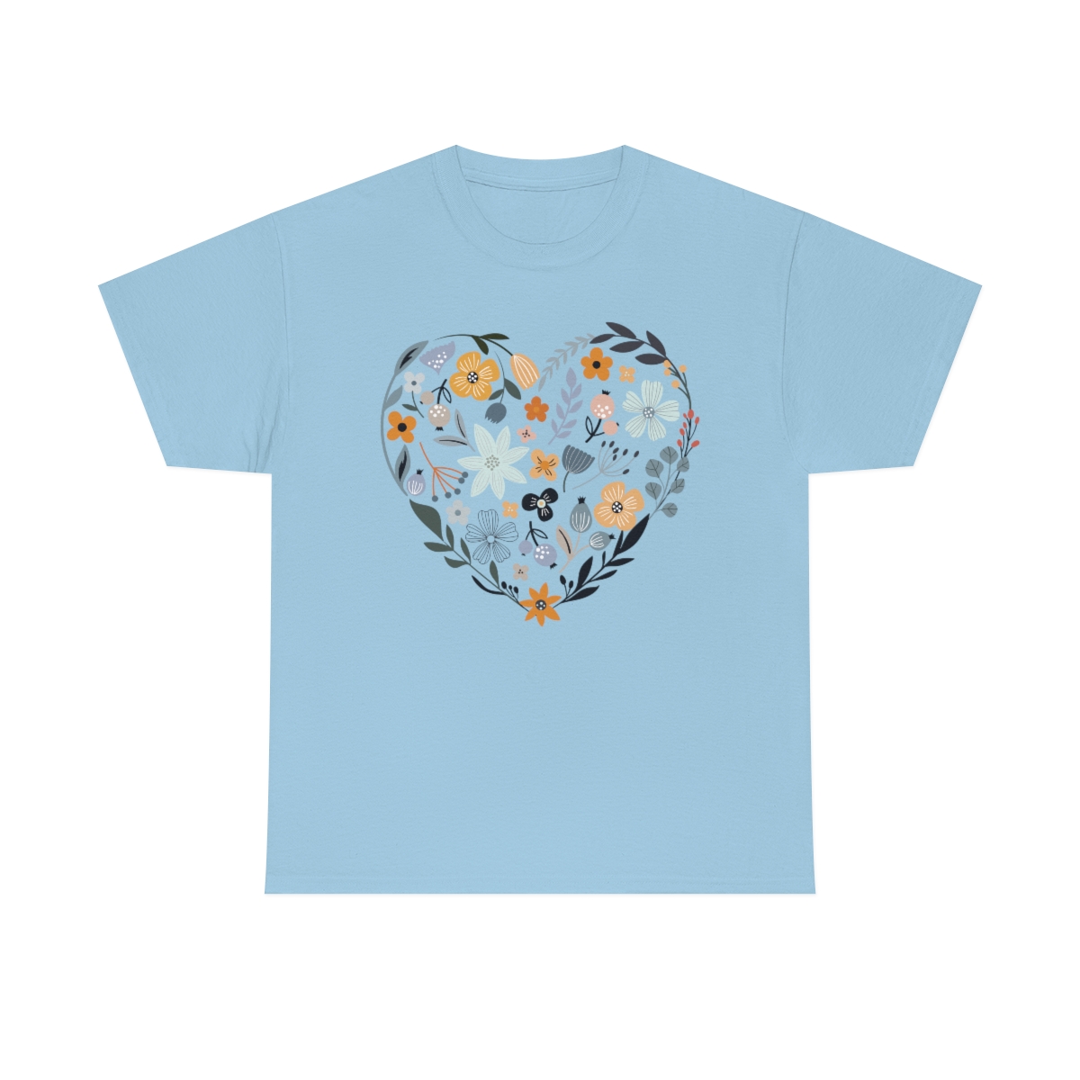 Floral Heart T-Shirt - Image 5