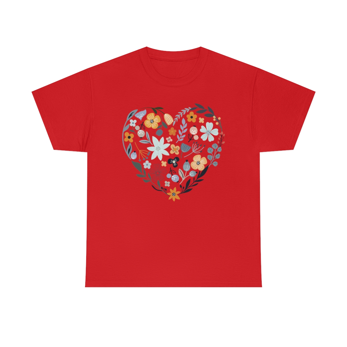 Floral Heart T-Shirt - Image 7