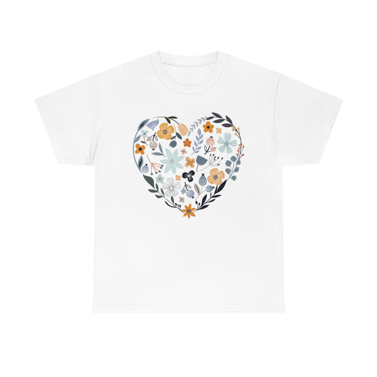 Floral Heart T-Shirt - Image 3
