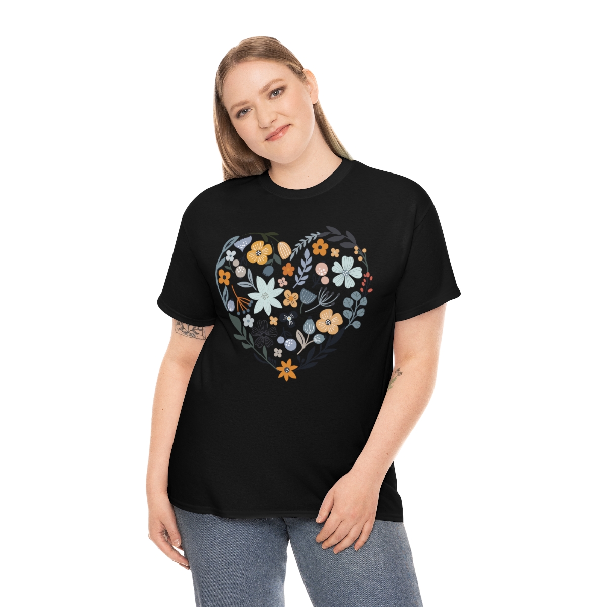 Floral Heart T-Shirt - Image 2