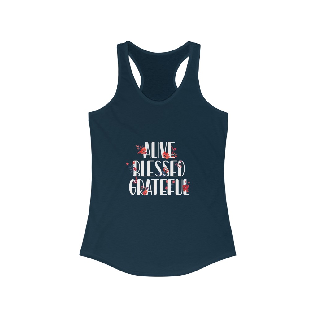 Alive Blessed Grateful - Women's Tank Top - Image 3