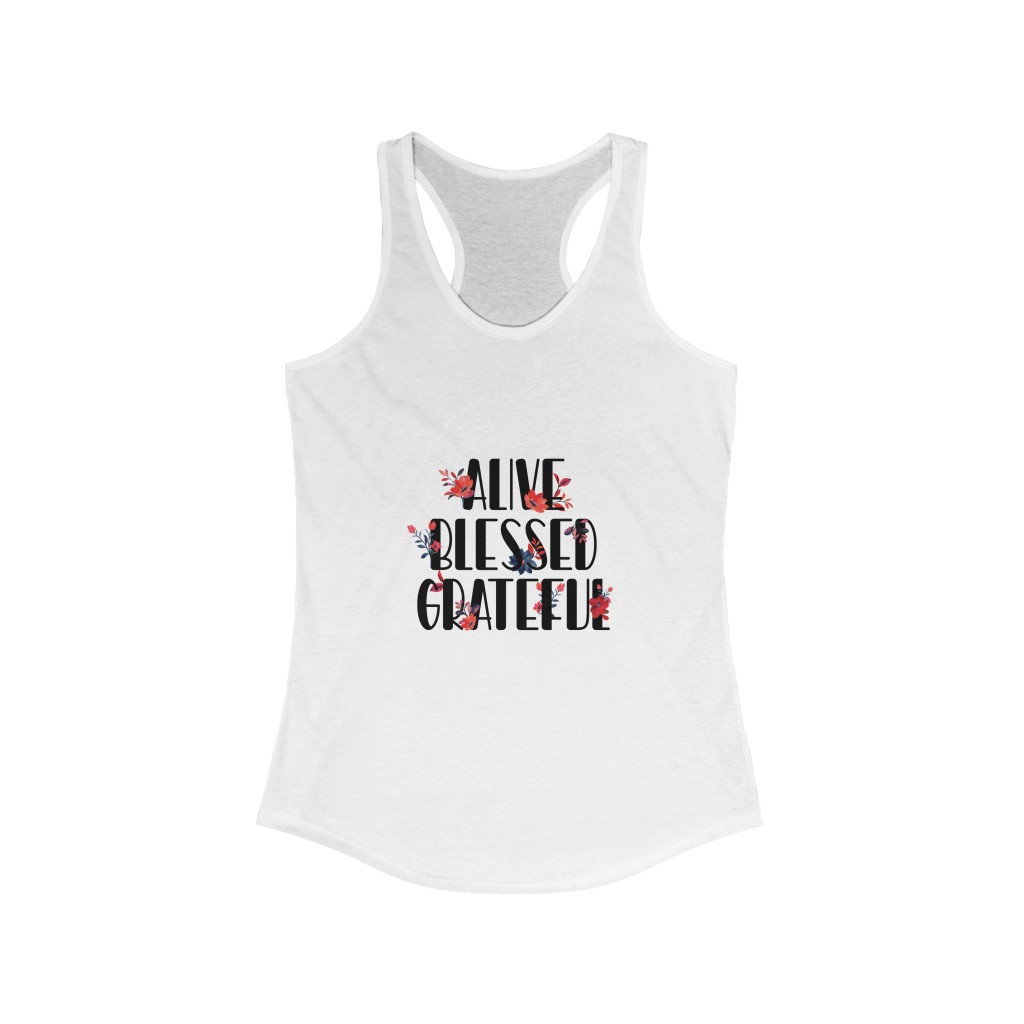 Alive Blessed Grateful - Women's Tank Top - Image 2