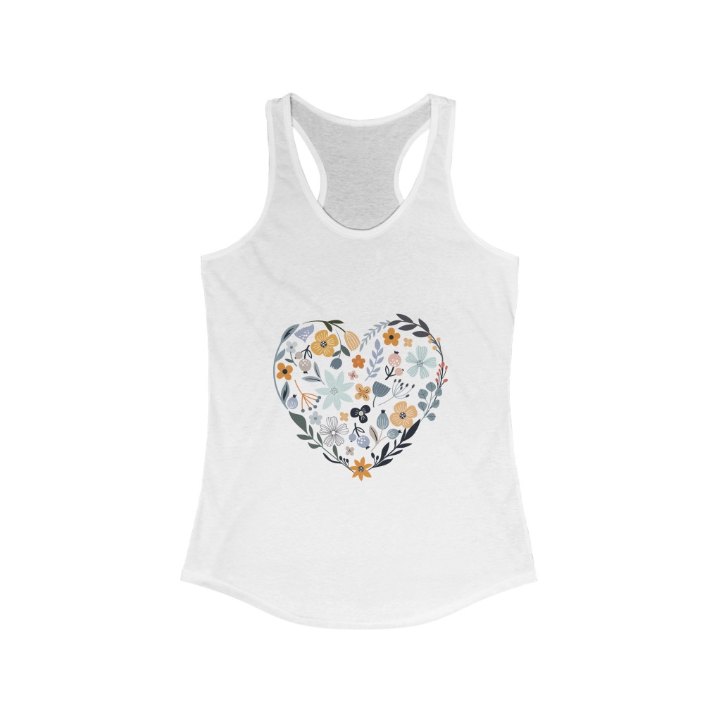 Floral Heart - Women's Tank Top - Image 2