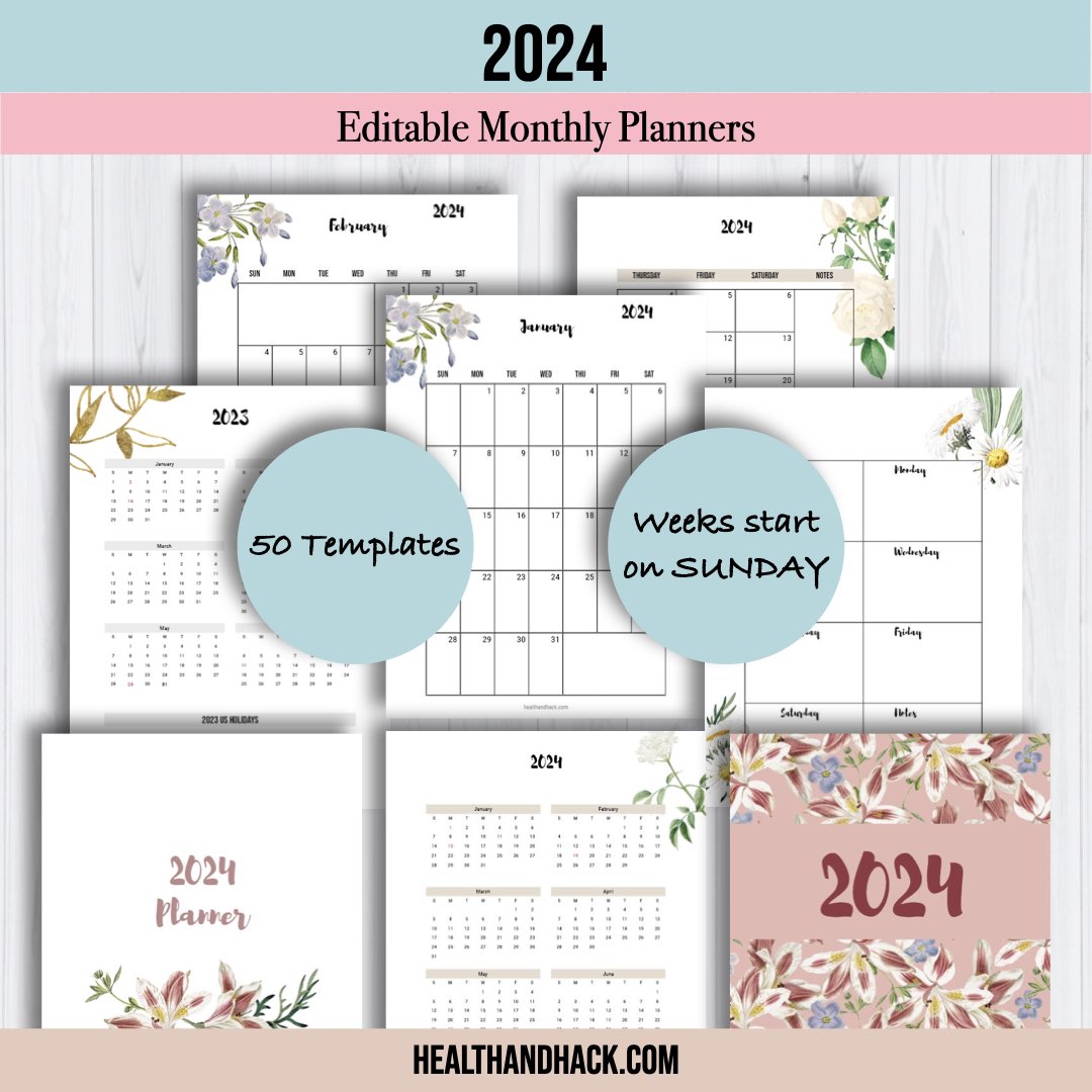 Printable 2024-2025 Planners - Image 3