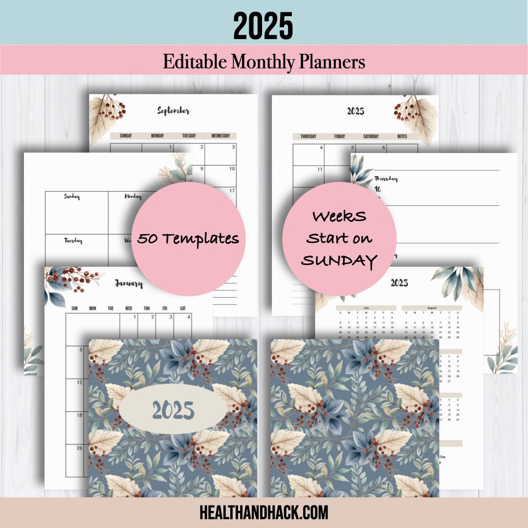 Printable 2024-2025 Planners - Image 7
