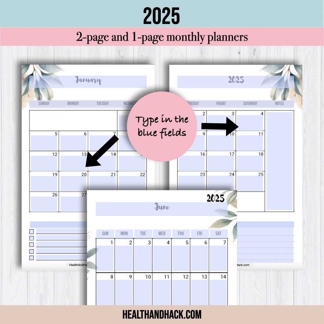 Printable 2024-2025 Planners - Image 8
