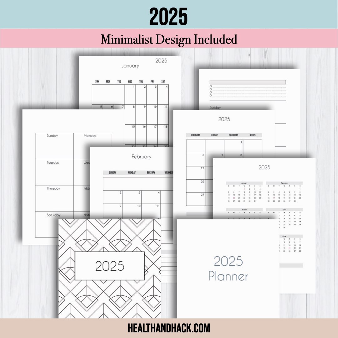 Printable 2024-2025 Planners - Image 10